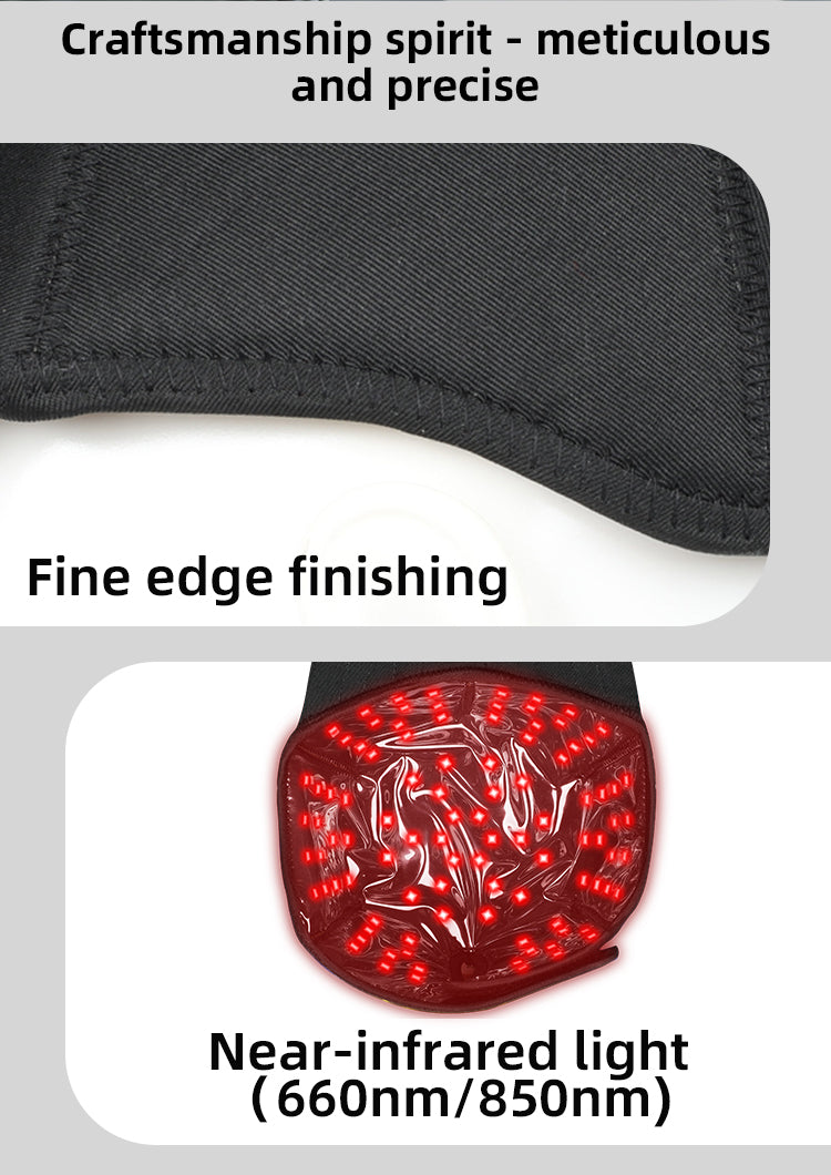 oriday紅光生髮帽｜660nm紅外線LED防脫髮治療帽｜三檔模式自動定時20分鐘｜USB充電Type-C｜居家育髮神器