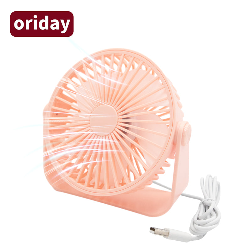 oriday small desktop fan silent strong wind office refrigeration shaking head desktop student plug-in portable