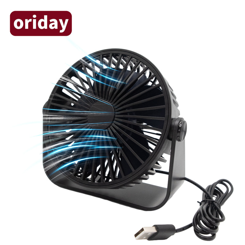 oriday small desktop fan silent strong wind office refrigeration shaking head desktop student plug-in portable