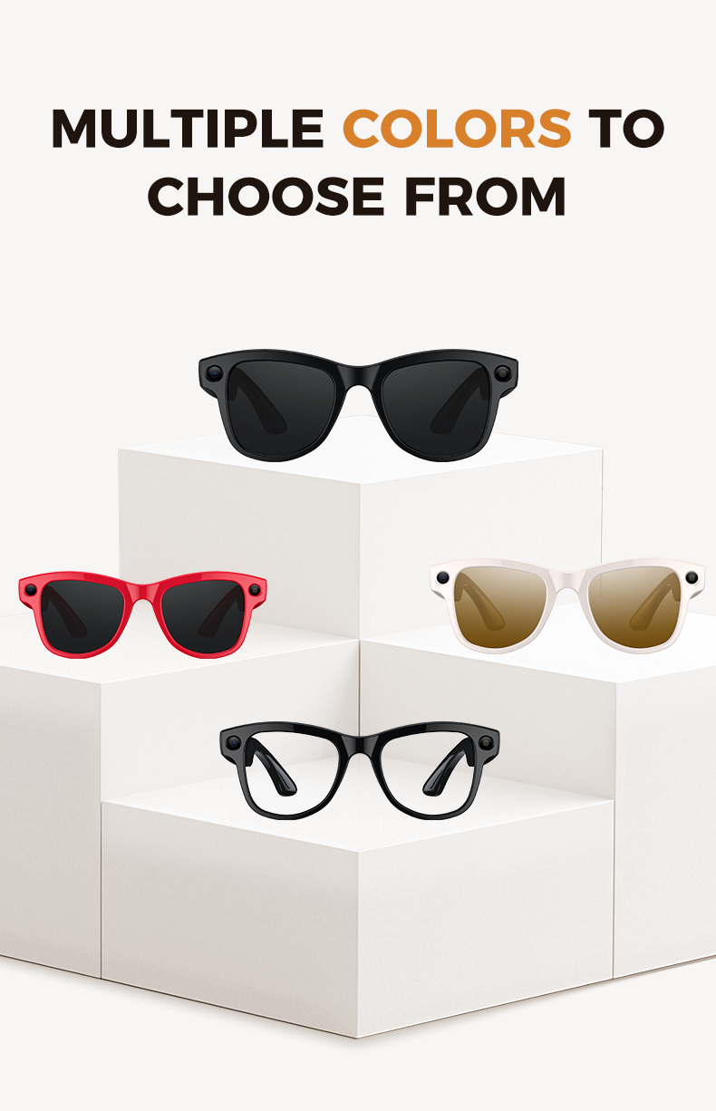 oriday新款AI 智能拍攝眼鏡｜即時翻譯＋物件識別＋4K高清錄影 — 香港熱賣智能穿戴