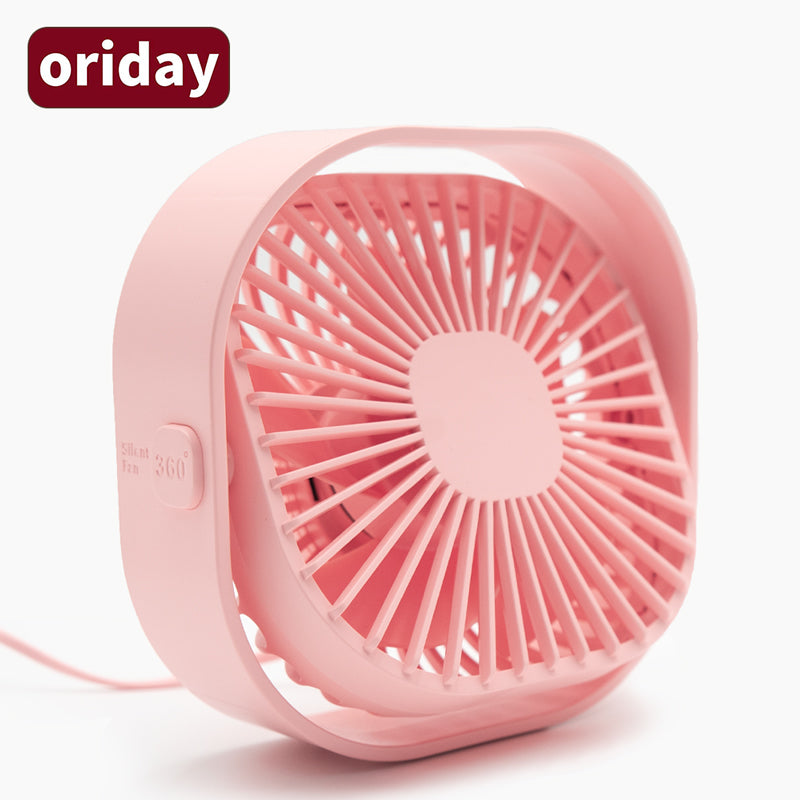 USB small desktop fan cute big wind cooling sound handheld plug-in use portable home dormitory office desktop