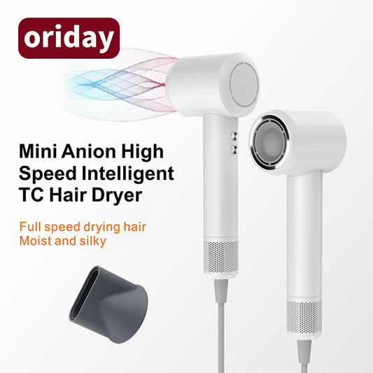 oriday high-speed hair dryer quick-drying negative ion dormitory high-wind high-power student home charging hair salon dedicated silent quick-drying creative home companion gift gift