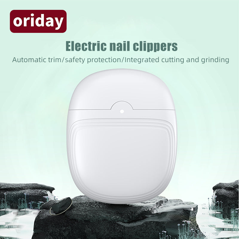 oriday electric nail clipper fully automatic rechargeable baby adult sharpener all-in-one hand and foot nail polisher