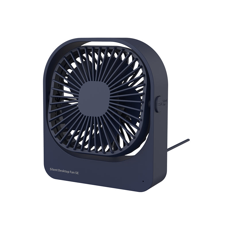 Ventilador de escritorio silencioso Oriday con gran potencia de aire, cabezal oscilante y conexión eléctrica, modelo mini potente para estudiantes