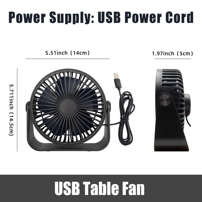 oriday small desktop fan silent strong wind office refrigeration shaking head desktop student plug-in portable