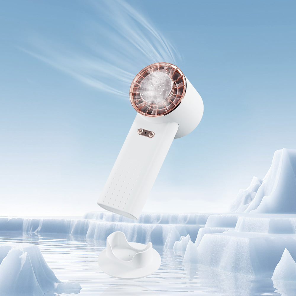 oriday genuine mini handheld fan ice cooling portable charging ultra-quiet long battery life strong wind cute desktop