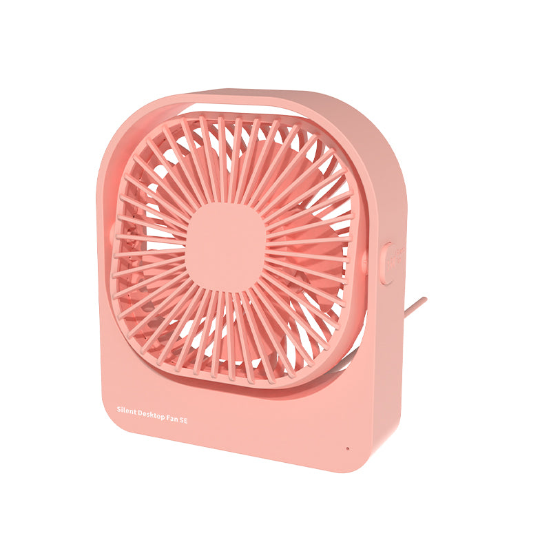 oriday desktop fan silent office strong wind shaking head plug-in mini powerful student desktop handheld