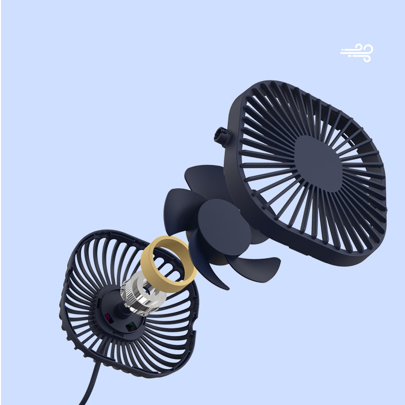 Ventilateur de bureau silencieux Oriday à grande puissance d'air avec tête oscillante, modèle électrique mini puissant pour les étudiants