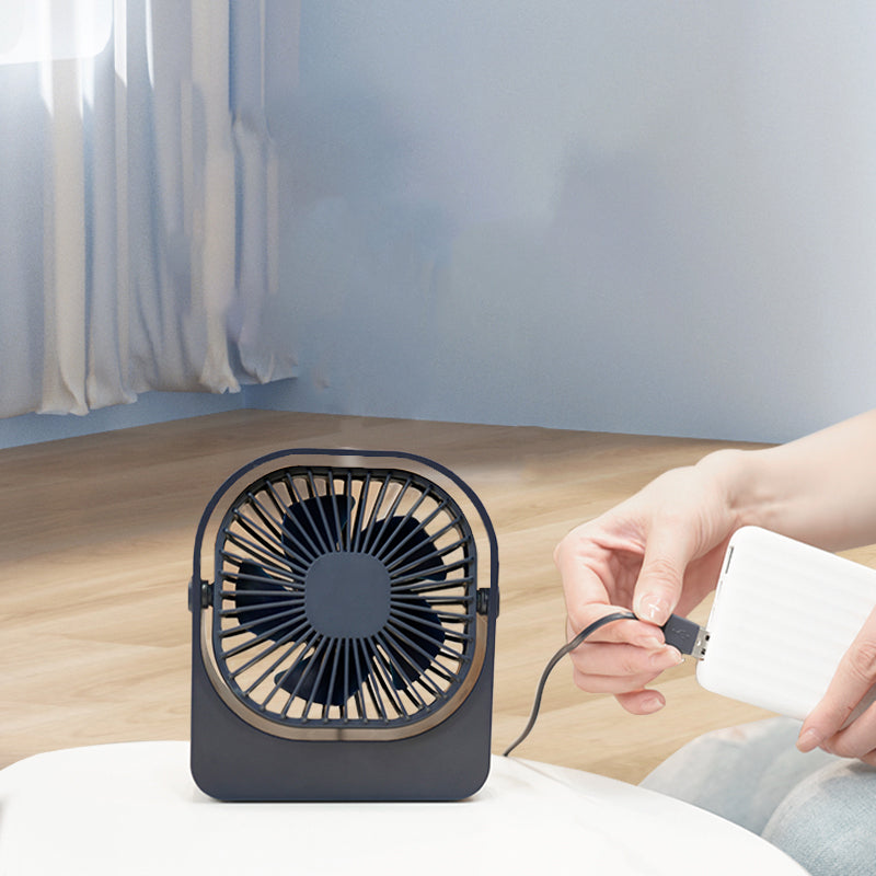 Ventilateur de bureau silencieux Oriday à grande puissance d'air avec tête oscillante, modèle électrique mini puissant pour les étudiants