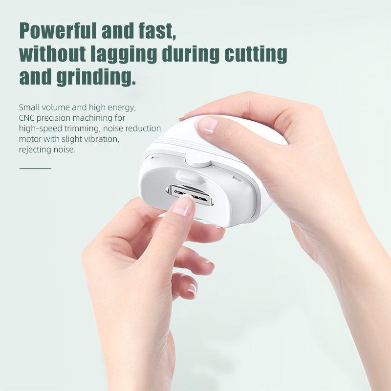 oriday electric nail clipper fully automatic rechargeable baby adult sharpener all-in-one hand and foot nail polisher