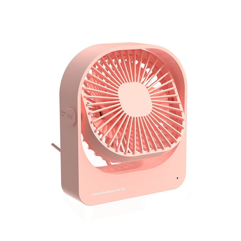 oriday desktop fan silent office strong wind shaking head plug-in mini powerful student desktop handheld