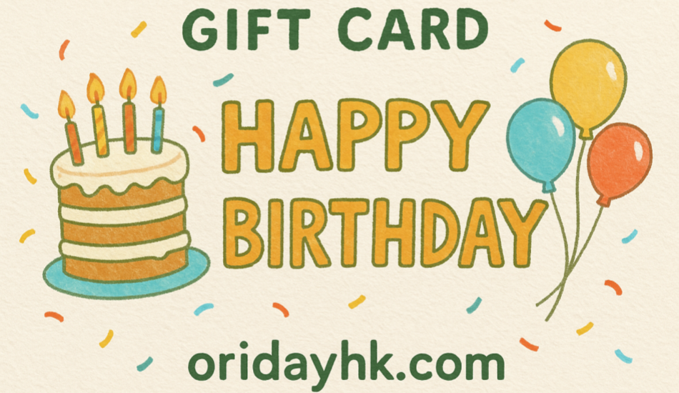 oridayhk.com生日禮品卡