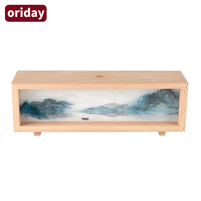Oriday 木質燈光畫拍拍燈｜氛圍夜燈擺設｜創意禮物推介