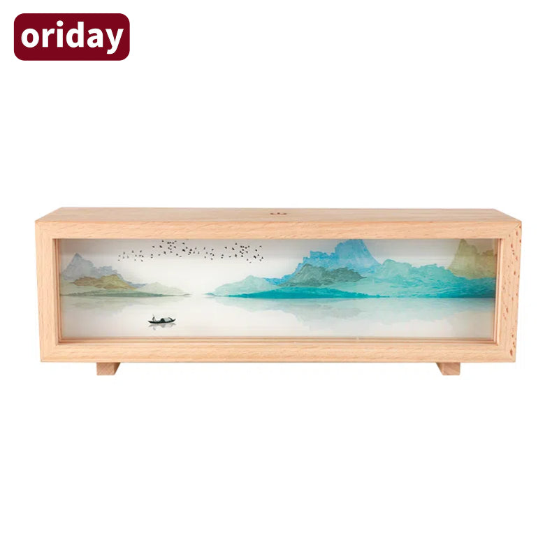Oriday 木質燈光畫拍拍燈｜氛圍夜燈擺設｜創意禮物推介