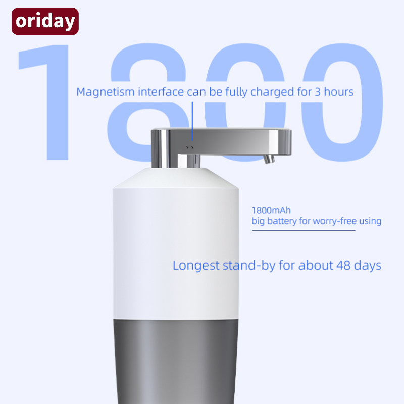 oriday mouthwash dispenser intelligent fully automatic induction usb charging 1800mAh battery portable large capacity wall-mounted simple high-end home living room dormitory office kitchen Oriental good product