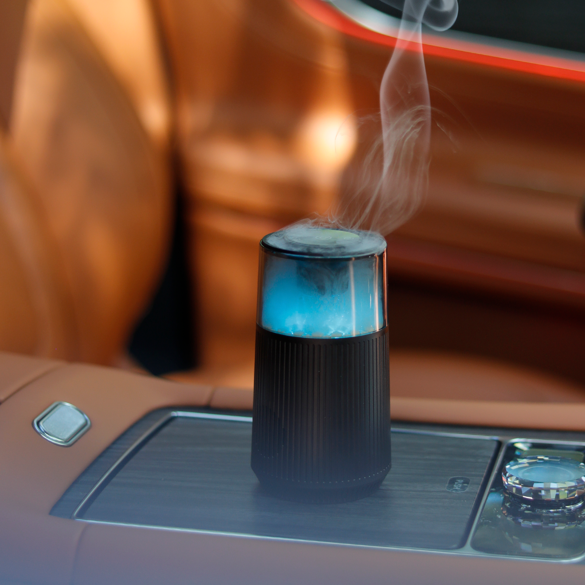 Oriday智能感應車載香薰機 Type-c 充電多場景適用 氛圍燈高級香調 杯托車內飾品