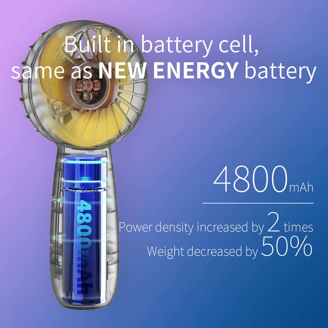 oriday手持風扇USB充電長續航靜音風力强勁無刷電機